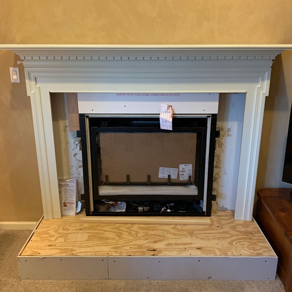 Ambler Fireplace & Patio Fireplace Addition Example